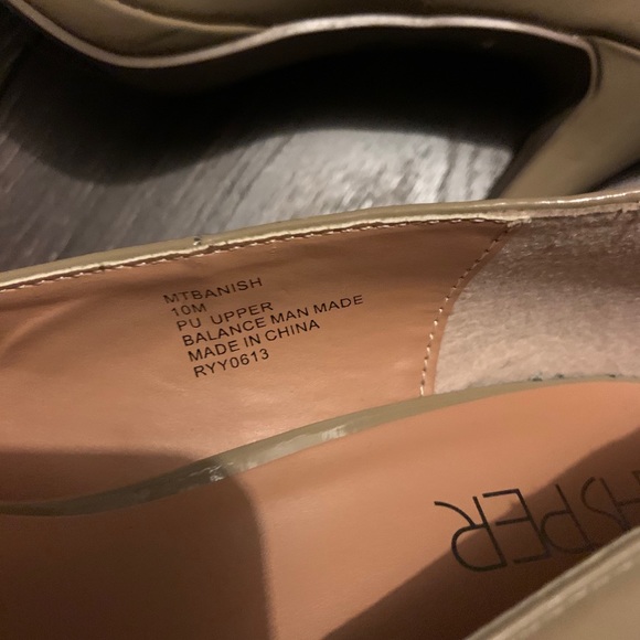 Nude Kasper platform pumps size 10 - Picture 3 of 3